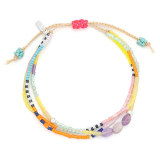 Mixed Media Bracelet - Protection/Amethyst/Silver-Scout Curated Wears-Summit Lane Boutique, Women's Apparel and Gifts located in Grand Rapids, MI