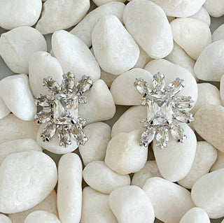 Shine Crusted Jewel Stud Earrings-Earrings-Ellison+Young-Summit Lane Boutique, Women's Apparel and Gifts located in Grand Rapids, MI
