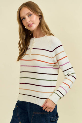 Hattie Henley Sweater-Sweaters-Doe and Rae-Summit Lane Boutique, Women's Apparel and Gifts located in Grand Rapids, MI