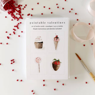 Sweet treats paintable valentines-Stationary-emily lex studio-Summit Lane Boutique, Women's Apparel and Gifts located in Grand Rapids, MI
