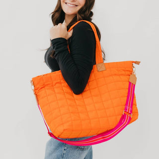 Day Dreamer Quilted Tote Bag-Tote Bag-Pretty Simple-Summit Lane Boutique, Women's Apparel and Gifts located in Grand Rapids, MI