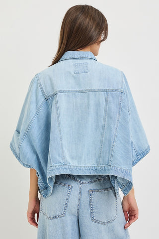 Jori Cape Denim Jacket