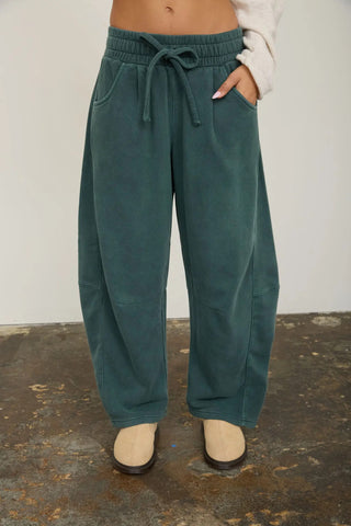 Logan Barrel Sweatpants-Sweatpants-J.O.A-Summit Lane Boutique, Women's Apparel and Gifts located in Grand Rapids, MI