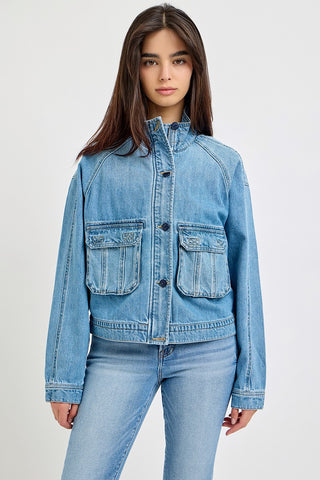 Harlowe Pocket Jacket-Jackets-Risen-Summit Lane Boutique, Women's Apparel and Gifts located in Grand Rapids, MI