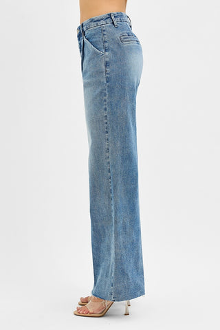 Delaney Pleated Wide Leg