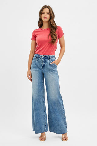 Delaney Pleated Wide Leg