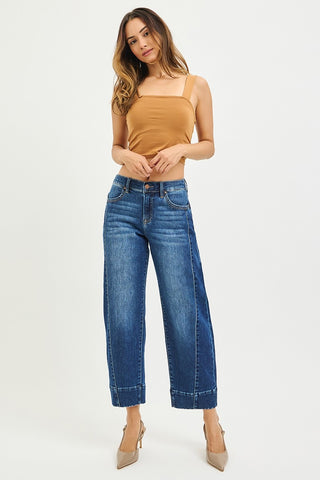 The Rowan Barrel Jeans-Jeans-Risen-Summit Lane Boutique, Women's Apparel and Gifts located in Grand Rapids, MI