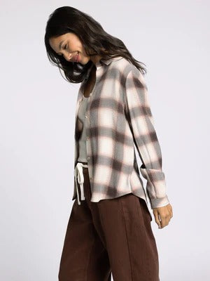 Daphne Plaid Shirt-Long Sleeves-Thread & Supply-Summit Lane Boutique, Women's Apparel and Gifts located in Grand Rapids, MI