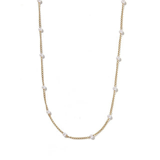 Necklace - Dabney Pearl-Necklaces-LINNY CO-Summit Lane Boutique, Women's Apparel and Gifts located in Grand Rapids, MI