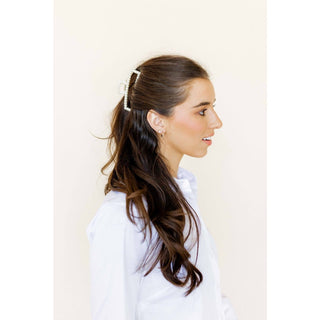 Screwback Stud Earrings - Micro Cooper Clear Gold-Earrings-LINNY CO-Summit Lane Boutique, Women's Apparel and Gifts located in Grand Rapids, MI