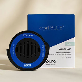 Volcano - Car (Capri Blue)-Car Fragrance-PURA SCENTS-Summit Lane Boutique, Women's Apparel and Gifts located in Grand Rapids, MI