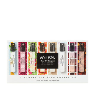 8pc Fine Fragrance EDP Discovery Set-VOLUSPA-Summit Lane Boutique, Women's Apparel and Gifts located in Grand Rapids, MI